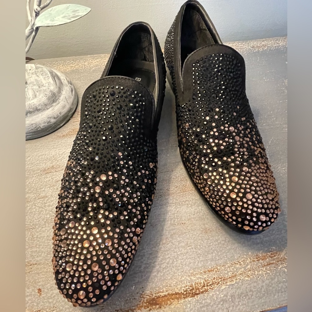So cool for weddings and for holiday parties! Men’s Jeweled Loafers